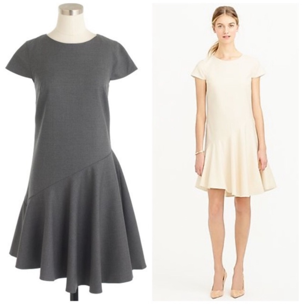 J.Crew Flounce Dress in Super 120